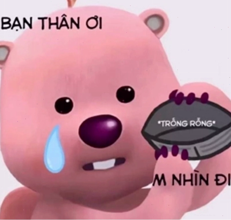Meme thể hiện sự thẫn thờ vì hết tiền