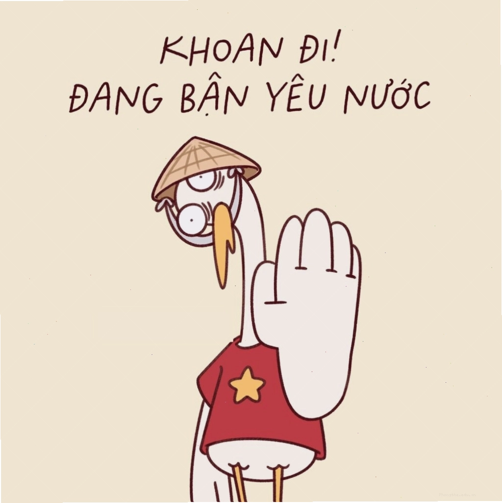 Meme về tinh thần yêu nước, sẵn sàng tham gia các hoạt động cộng đồng