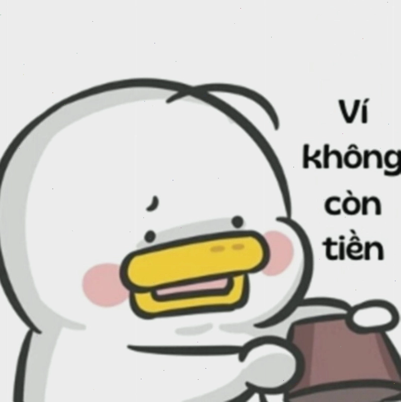 Meme vui nhộn về việc hết tiền