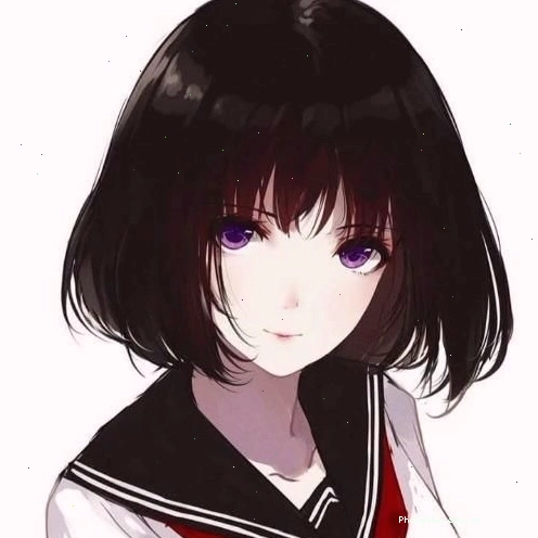 Minh họa tranh tô màu anime trắng đen