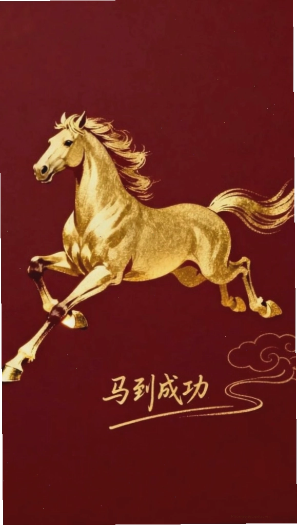 Ngựa mang chữ Phúc