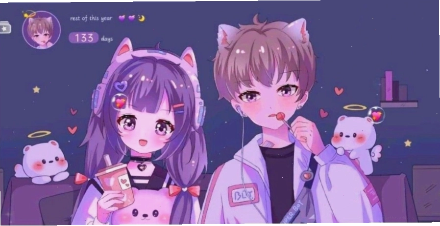 Nhân vật anime 3D trong trang phục chiến đấu