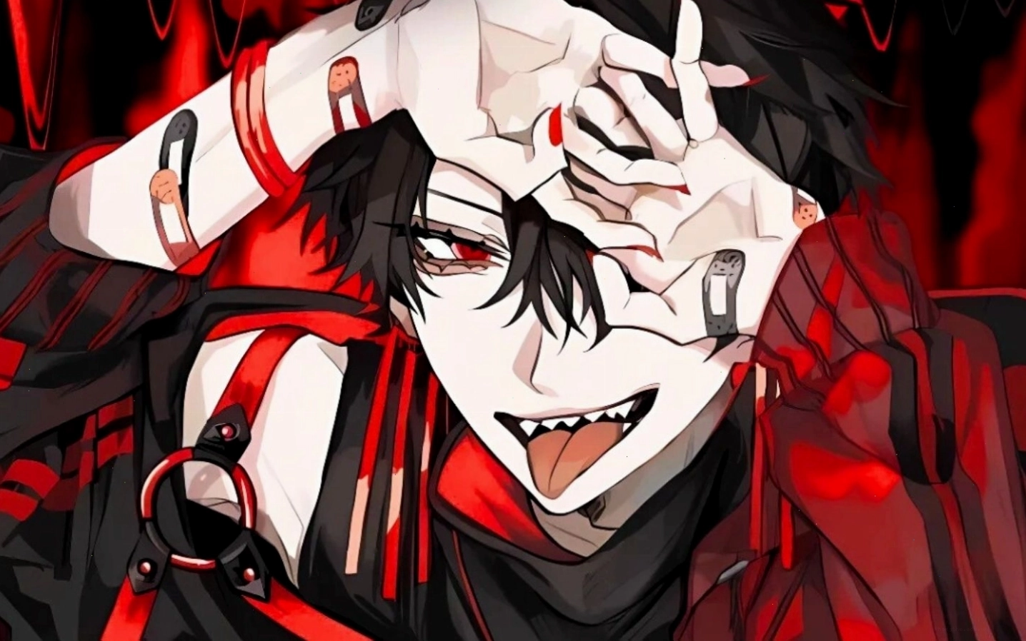 Nhân vật anime lạnh lùng đầy nguy hiểm làm hình nền máy tính