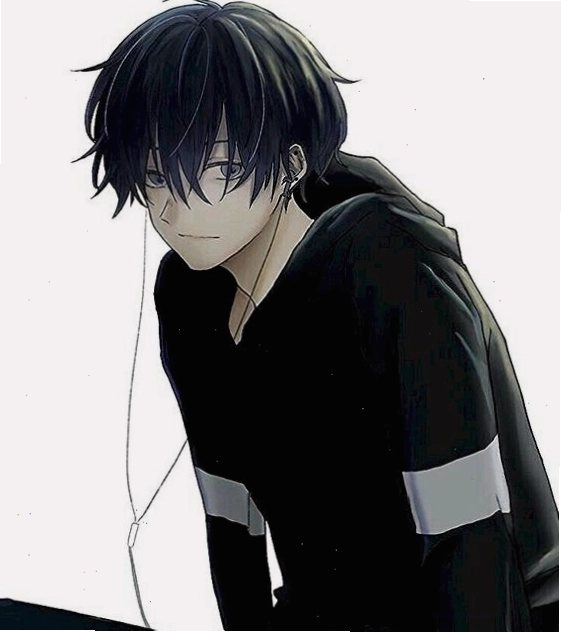 Nhân vật anime nam với vẻ ngoài lãng tử và đôi mắt mơ màng
