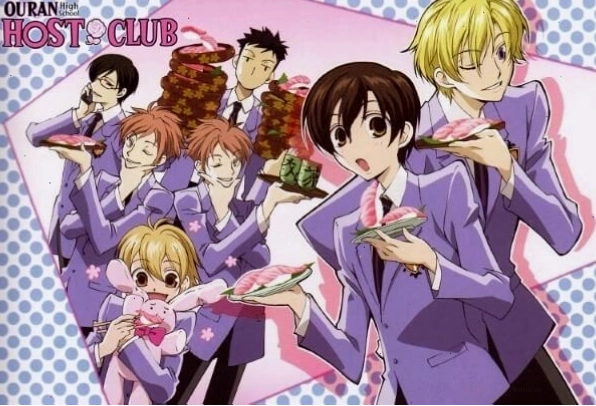 Ouran High School Host Club - Anime tình yêu học đường hài hước
