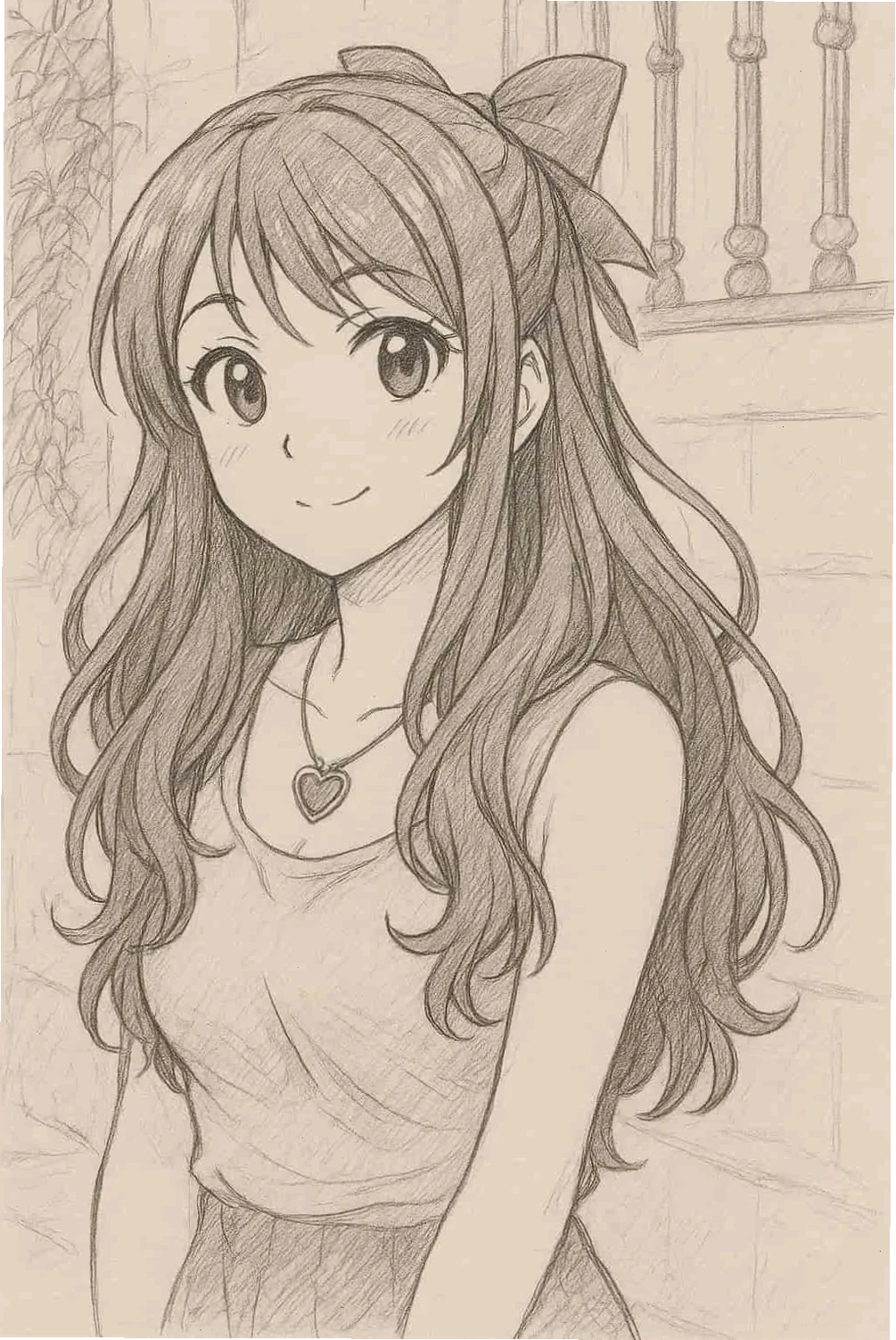 Phong cảnh vẽ tranh anime