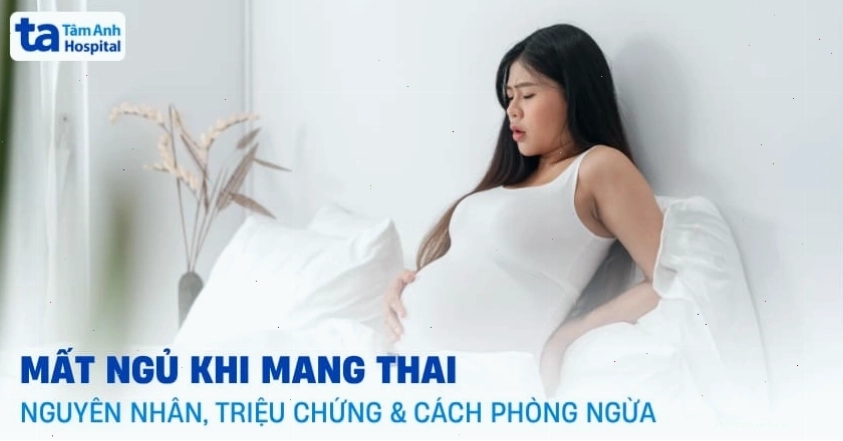 Phụ nữ mang thai đối mặt với tình trạng mất ngủ