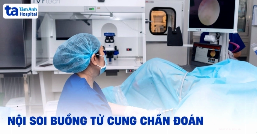 Quy trình nội soi buồng tử cung chẩn đoán
