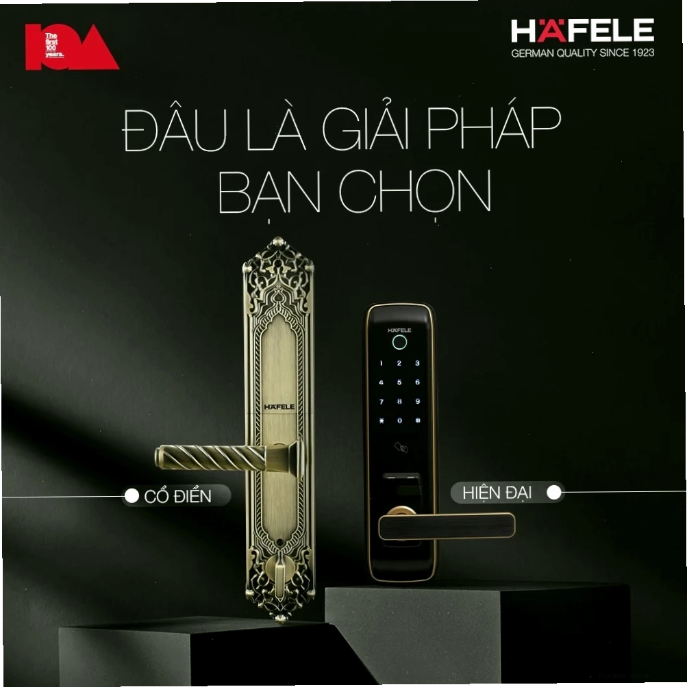 Thiết kế khóa cửa từ sang trọng và hiện đại