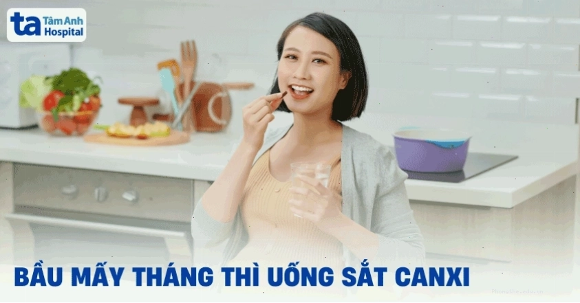 Thời điểm bổ sung sắt và canxi cho bà bầu