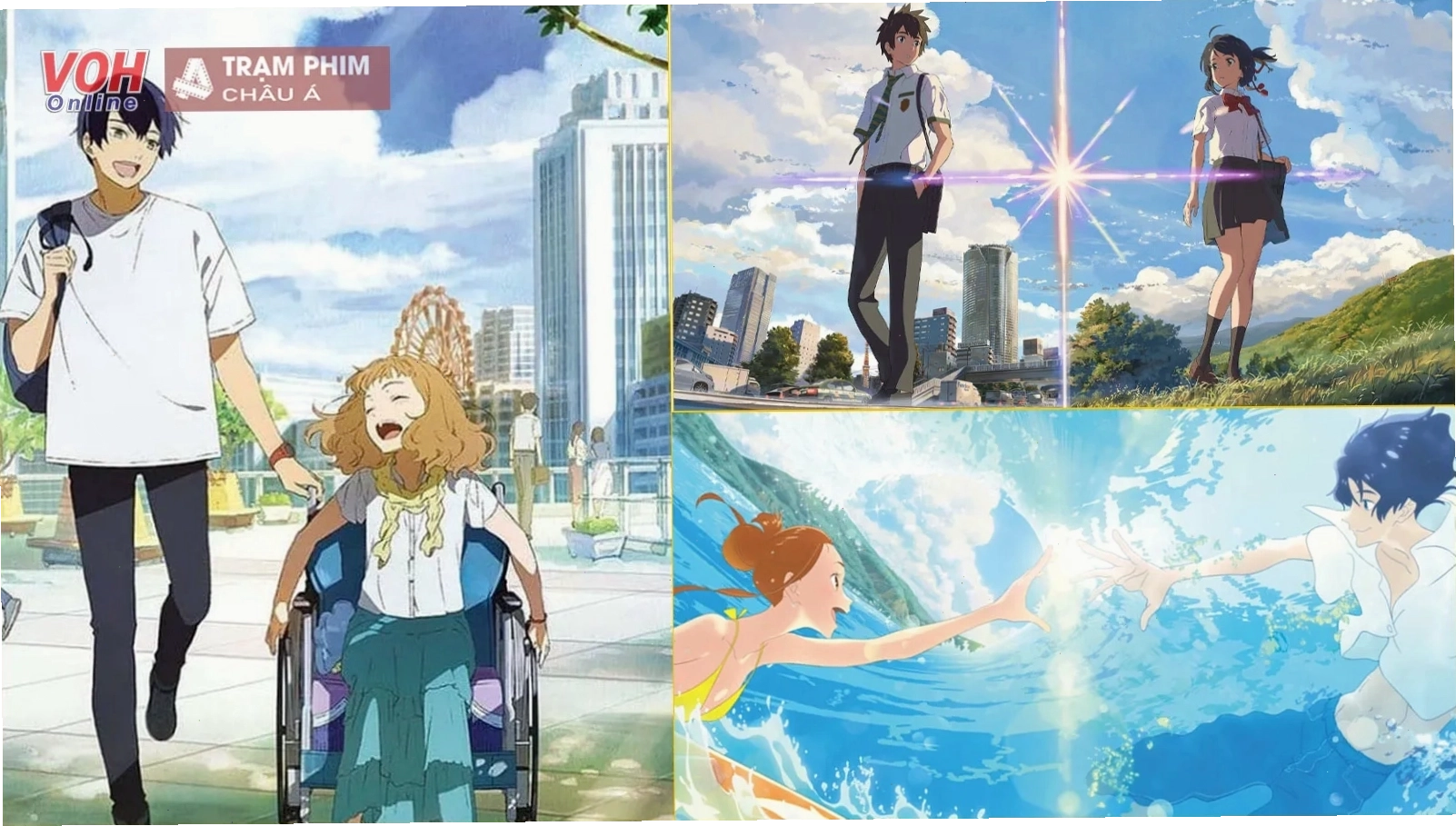 Tổng hợp các bộ phim anime tình cảm lãng mạn