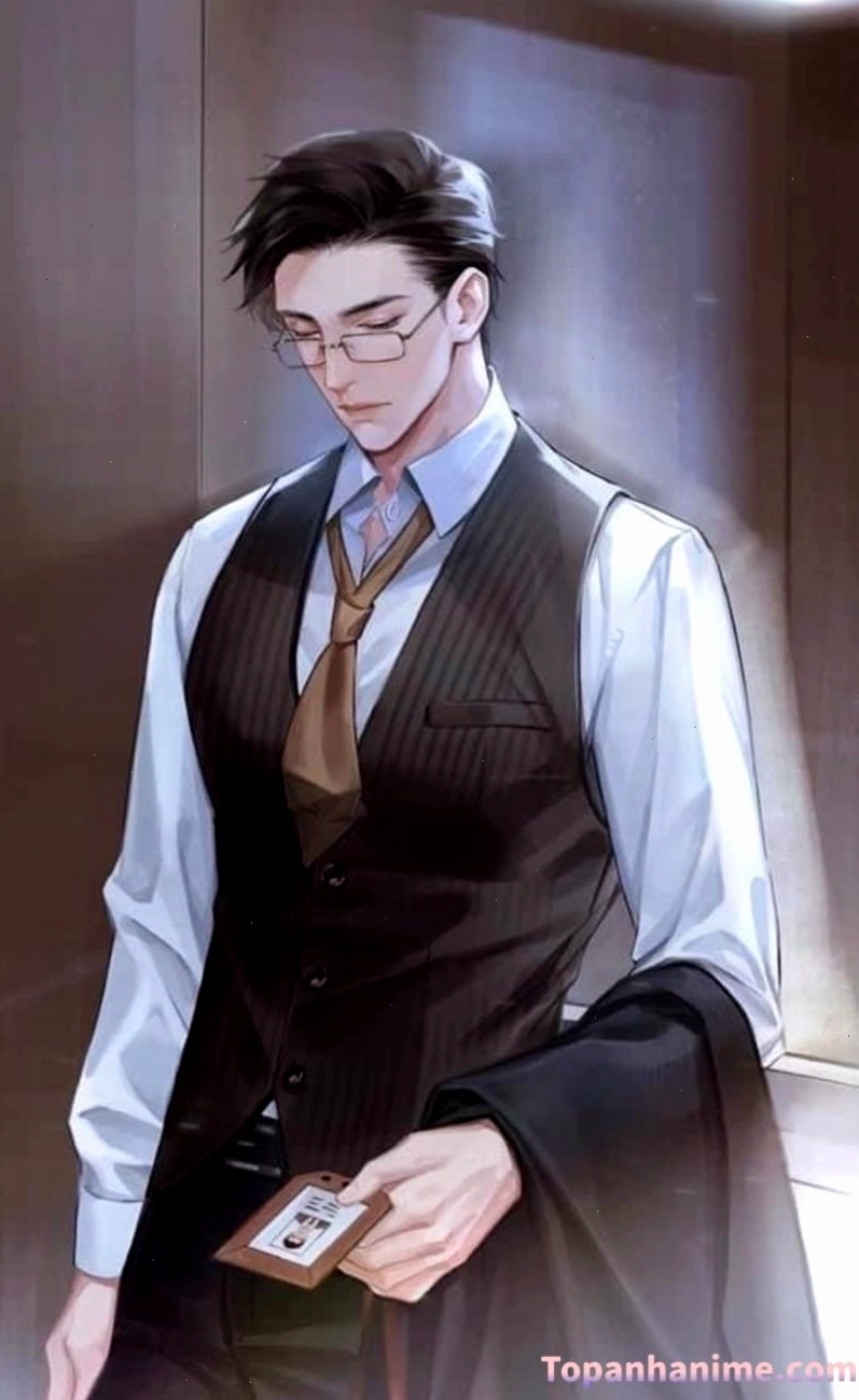 Tổng tài anime với nụ cười nhếch mép đầy tự tin và cuốn hút