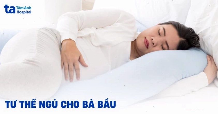 Tư thế ngủ cho bà bầu