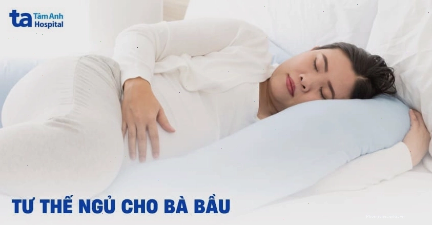 Tư thế ngủ tốt cho bà bầu