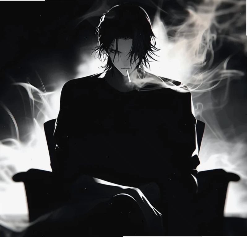 Vẻ đẹp anime nam trắng đen đầy chất nghệ sĩ