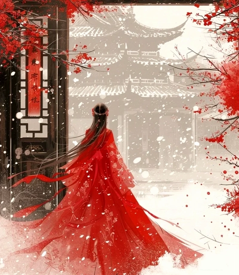 Vẻ đẹp trong sáng của nhân vật nữ cổ trang trong anime