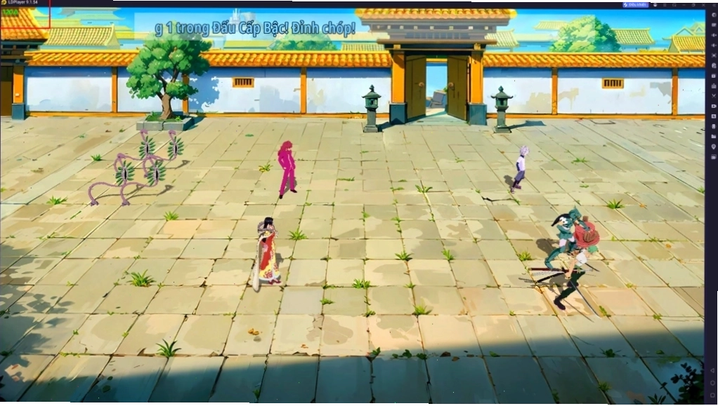 Ví dụ đội hình PvE trong Học Viện Anime: Legend