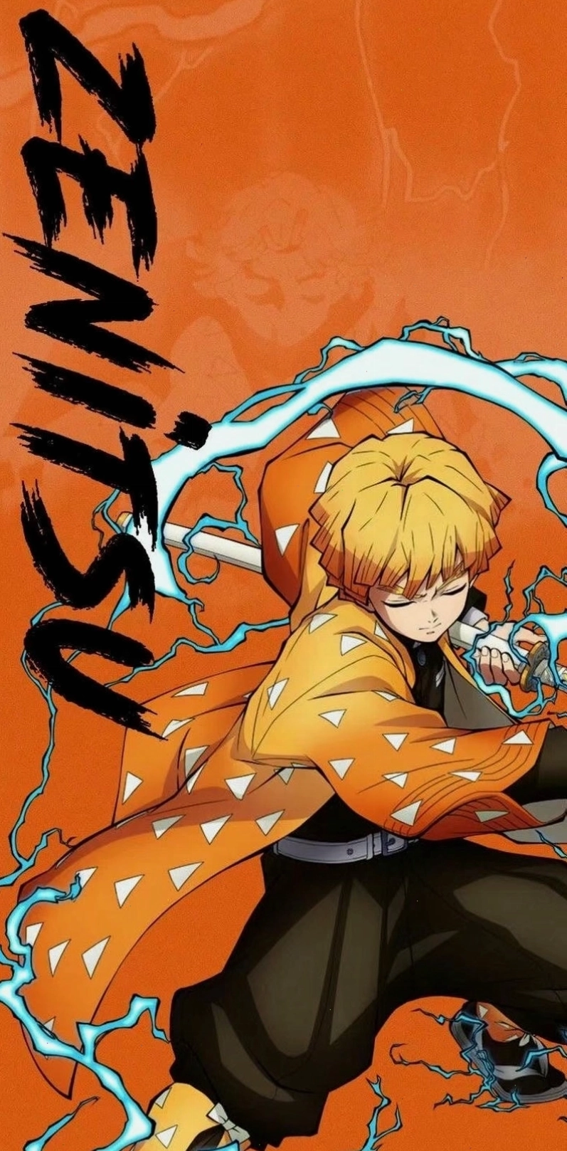 Zenitsu Agatsuma tung chiêu thức sấm sét trong anime