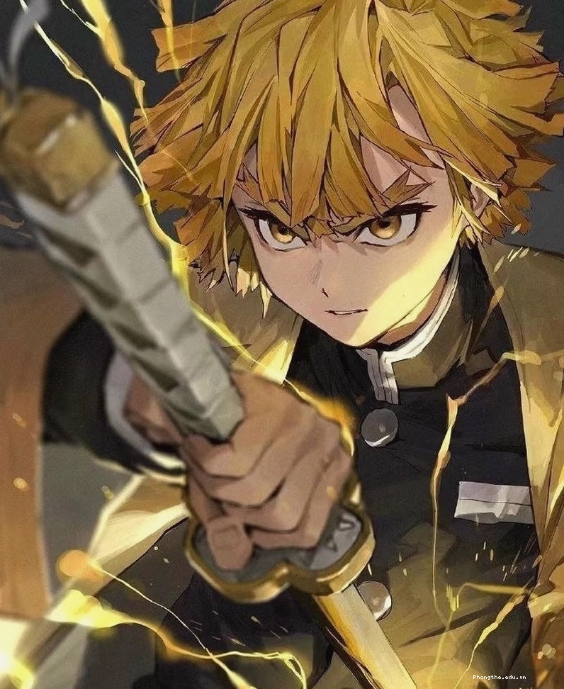 Zenitsu Agatsuma và các nhân vật khác trong Kimetsu no Yaiba
