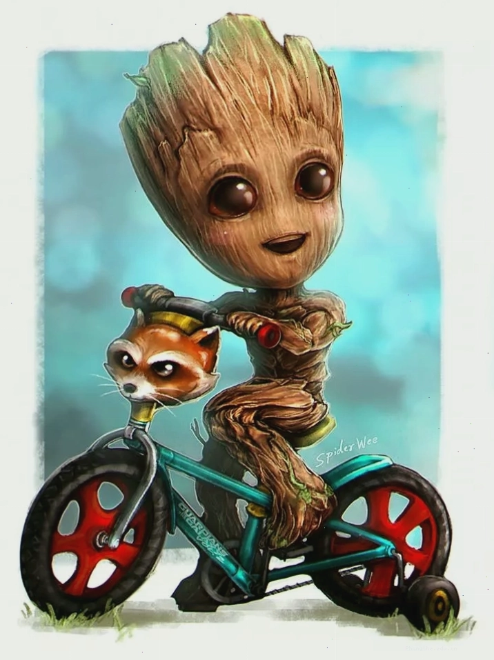 anh chibi sieu anh hung marvel chibi