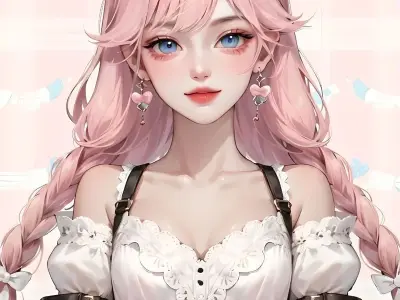 Ảnh avatar màu hồng đáng yêu giúp trang cá nhân thêm cuốn hút