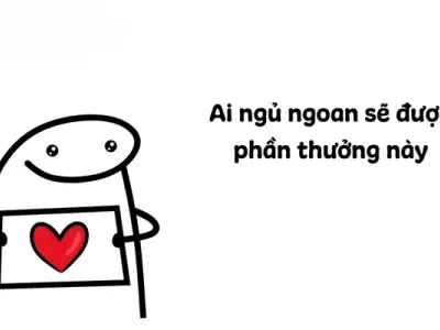 Ảnh meme chúc ngủ ngon vui nhộn, thư giãn trước khi đi ngủ