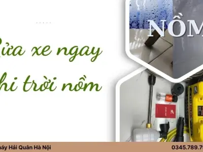 Sai lầm nhiều người mắc khi rửa xe trong thời tiết nồm