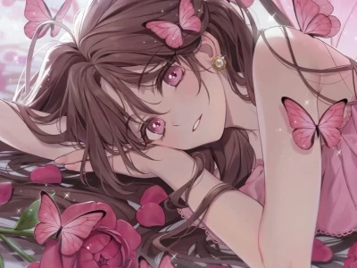 Tổng hợp Ảnh Anime Nữ Tóc Hồng Lạnh Lùng và Ngầu Nhất 2026