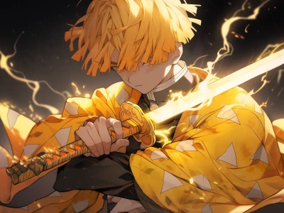 Tuyển Tập Hình Nền Zenitsu Anime Ngầu Sống Động Cho Năm 2026